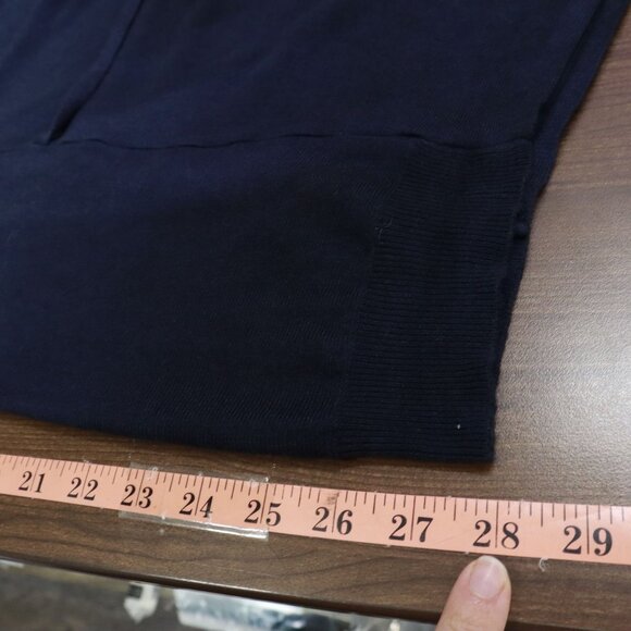 Oneworld Cardigan Women XL Navy Boho Preppy Classy Sophisticated Polished Career - Picture 14 of 16